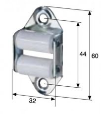 Verticale lintgeleider voor lint 22mm