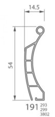 VERSTERKTE BOVENLAT LENGTE 4 METER